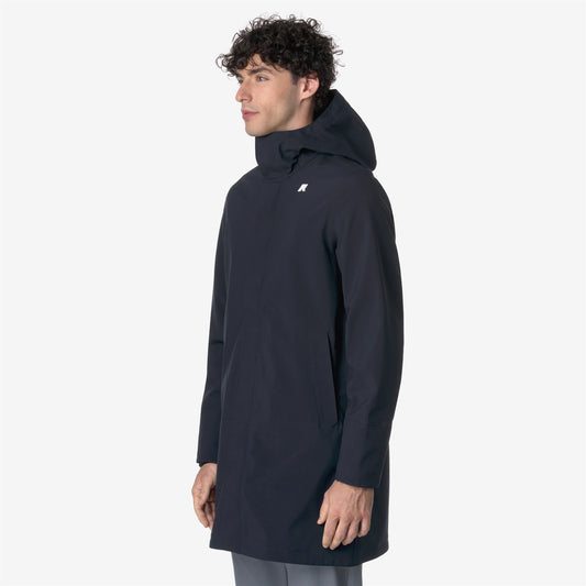 THOMAS BONDED - Vestes - Long - Homme - Blue Depth-Blue Depth-Blue Depth