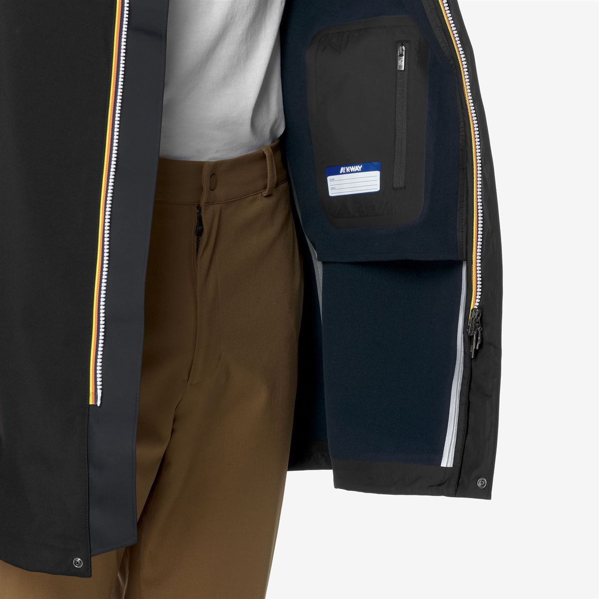 THOMAS BONDED - Vestes - Long - Homme - Black-Blue Depth-Black Pure-Blue Depth