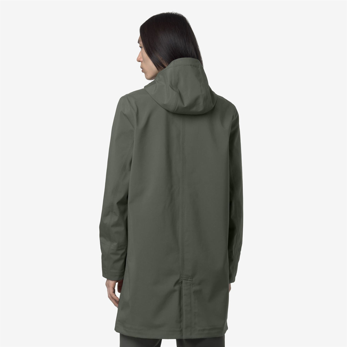 THOMAS BONDED - Vestes - Long - Homme - GREEN BLACKISH -Blue Depth