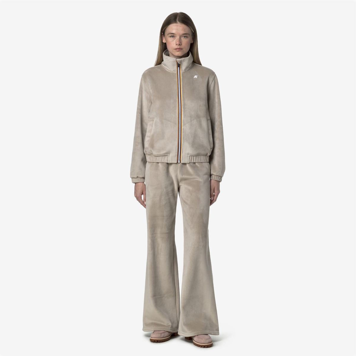 JENNY VELOUR POLAR - Pantalon - Pantalons de sport - Femme - Beige Cashmere-Beige Cashmere