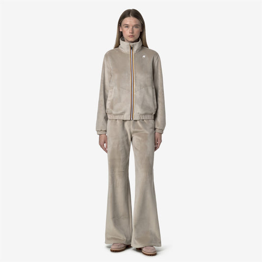 JENNY VELOUR POLAR - Pantalon - Pantalons de sport - Femme - Beige Cashmere-Beige Cashmere