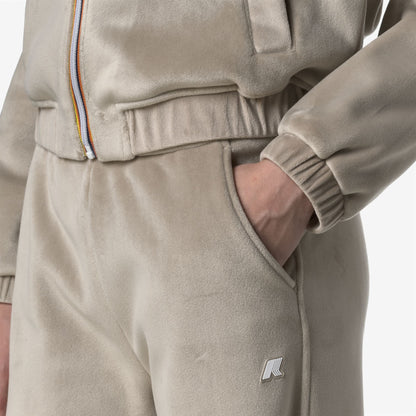 JENNY VELOUR POLAR - Pantalon - Pantalons de sport - Femme - Beige Cashmere-Beige Cashmere