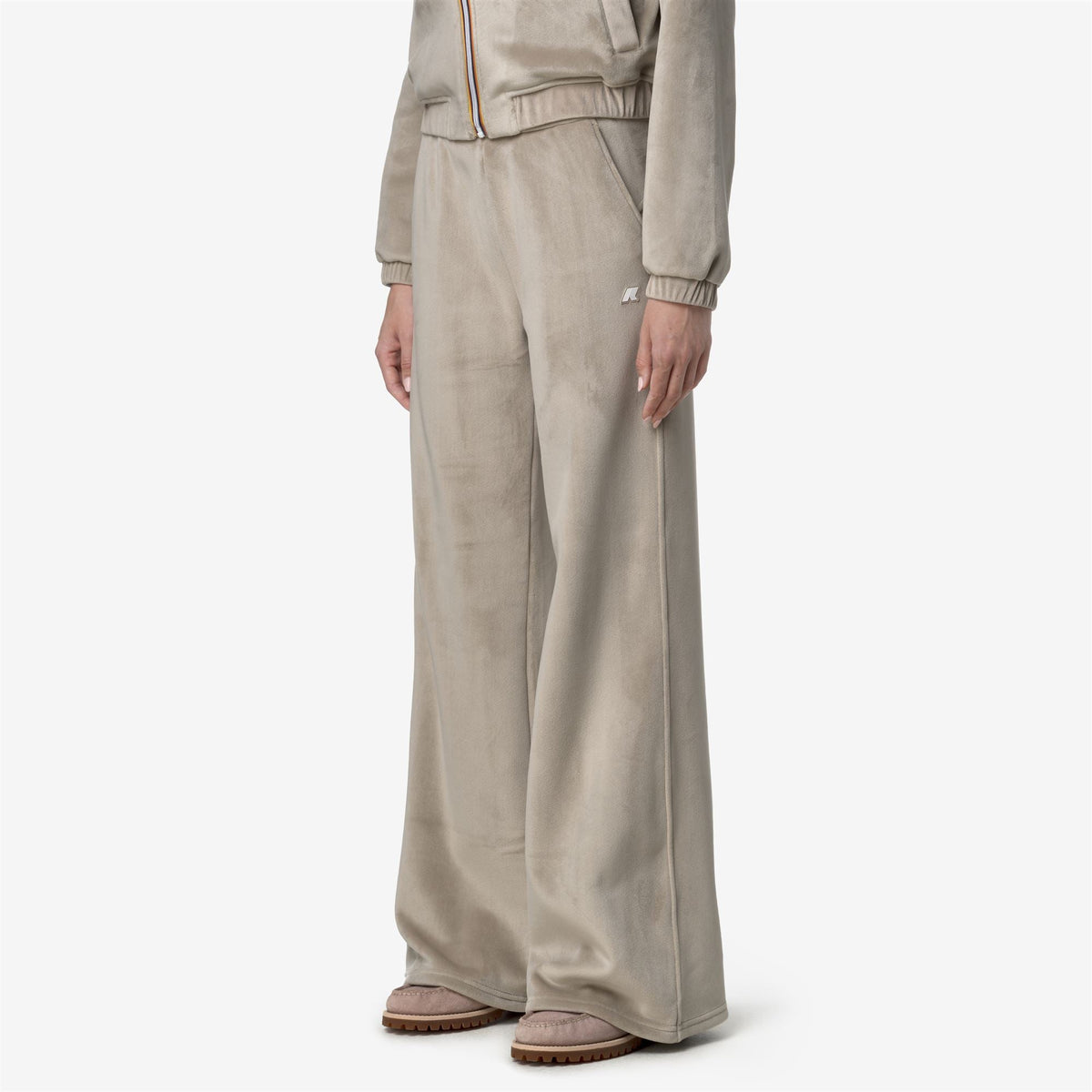 JENNY VELOUR POLAR - Pantalon - Pantalons de sport - Femme - Beige Cashmere-Beige Cashmere