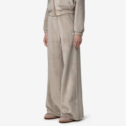 JENNY VELOUR POLAR - Pantalon - Pantalons de sport - Femme - Beige Cashmere-Beige Cashmere