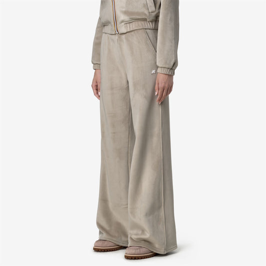JENNY VELOUR POLAR - Pantalon - Pantalons de sport - Femme - Beige Cashmere-Beige Cashmere