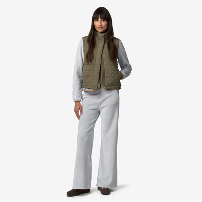 JENNY VELOUR POLAR - Pantalon - Pantalons de sport - Femme - Grey Ash-Beige Khaki