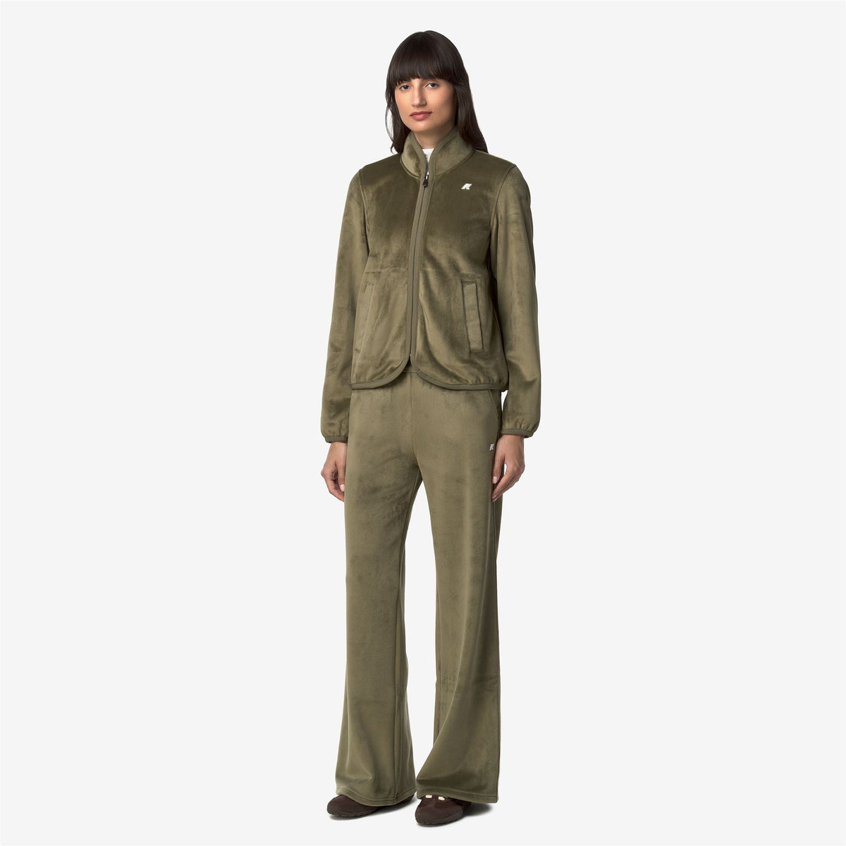 JENNY VELOUR POLAR - Pantalon - Pantalons de sport - Femme - Green Army-Green Army