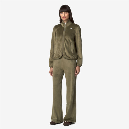 JENNY VELOUR POLAR - Pantalon - Pantalons de sport - Femme - Green Army-Green Army