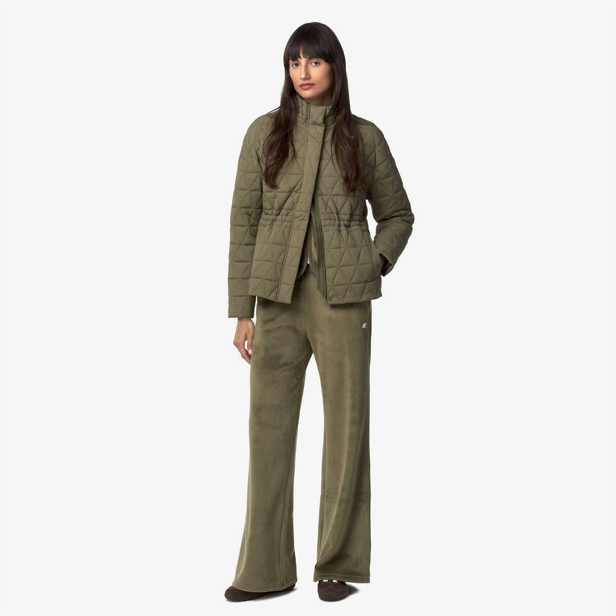 JENNY VELOUR POLAR - Pantalon - Pantalons de sport - Femme - Green Army-Green Army