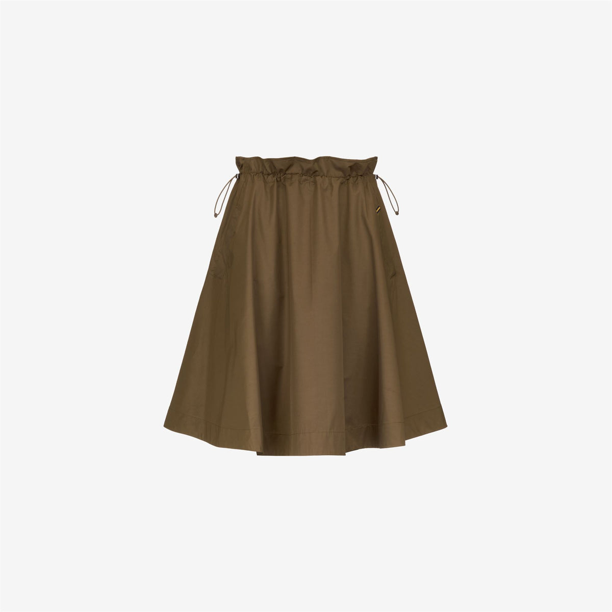 GAELA SATIN - Jupes - Longuette - Femme - Brown Corda