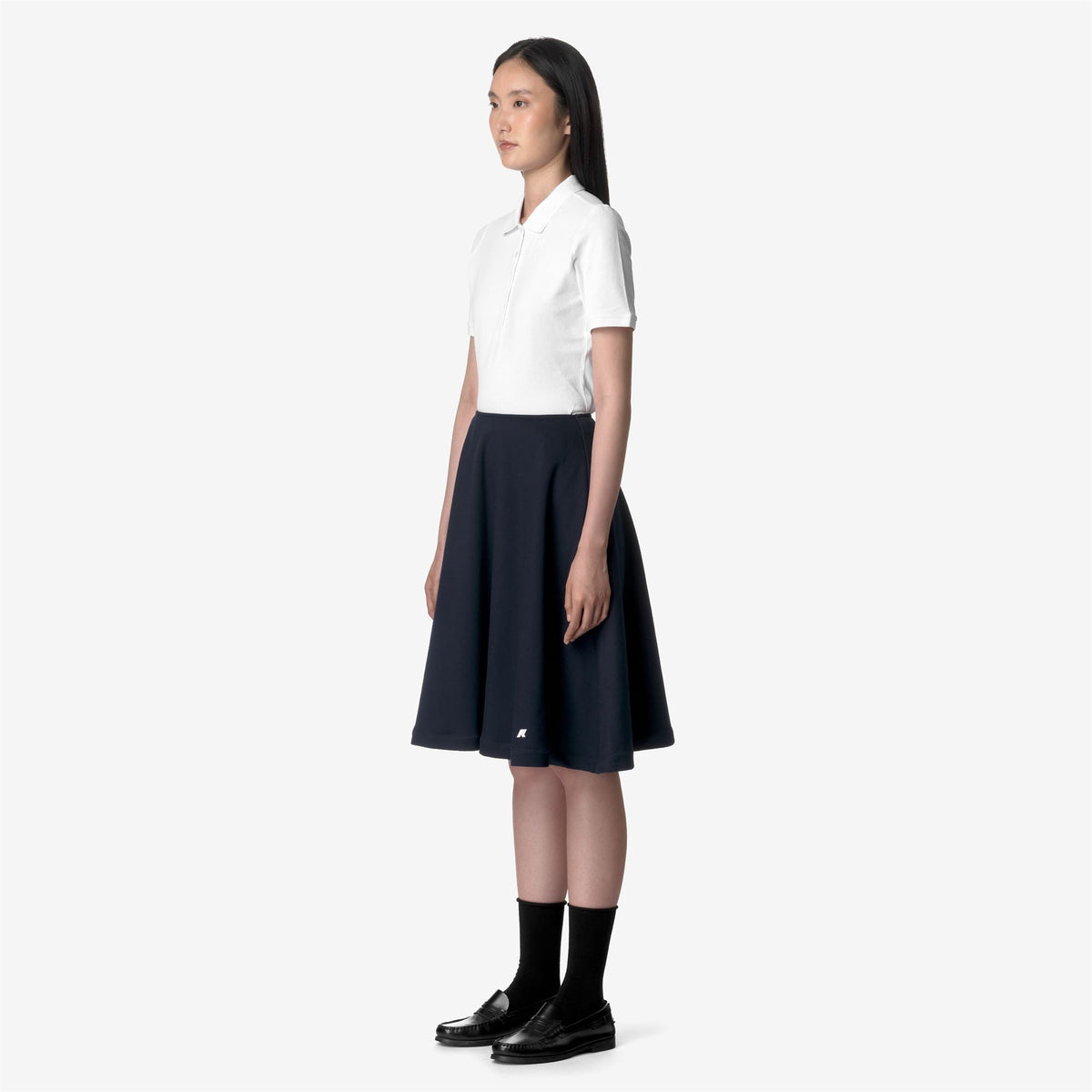 BERENIL LIGHT SPACER - Jupes - Longuette - Femme - Blue Depth