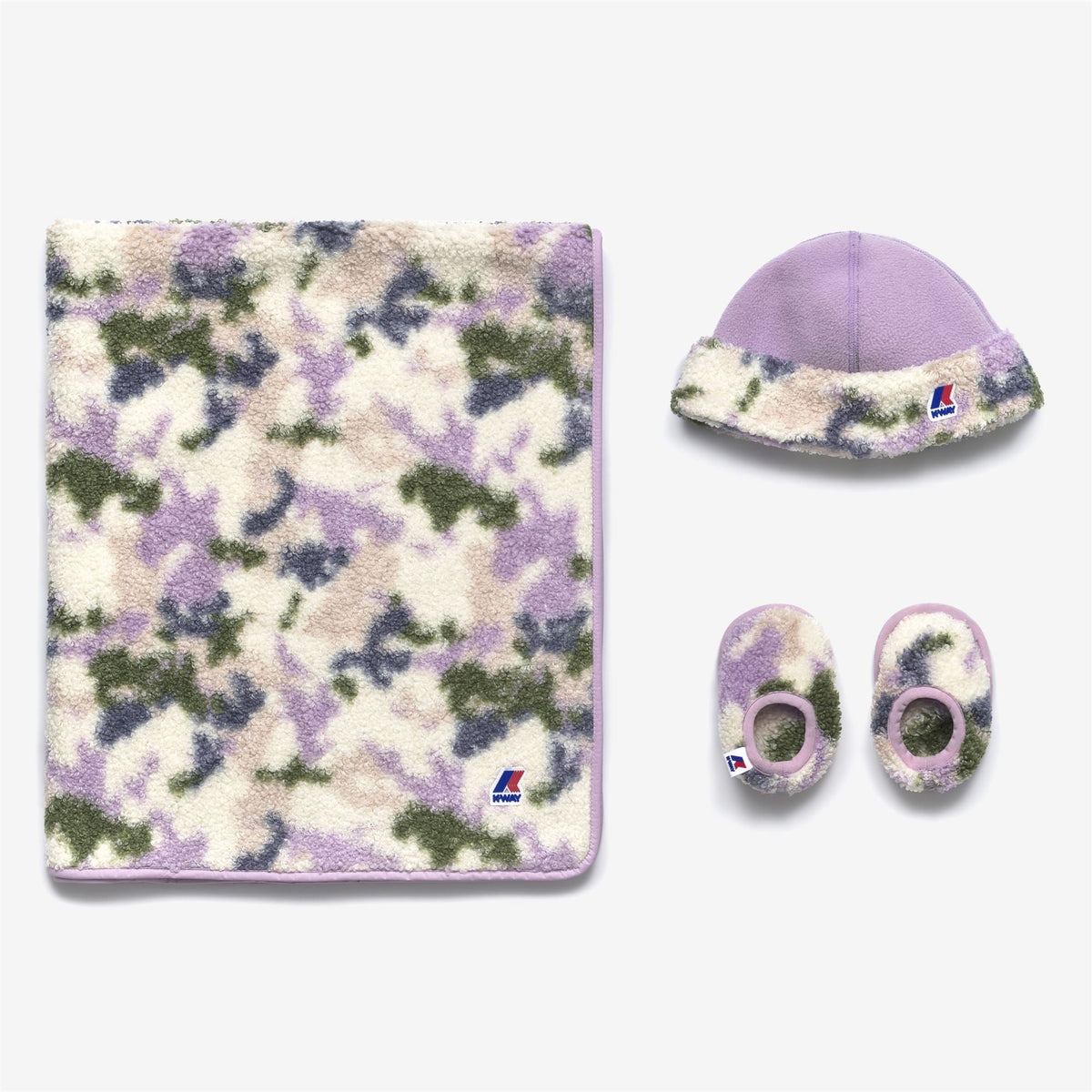 E. GIFT SET POLAR GRAPHIC - Ensembles - Couverture / Chapeau / Chaussures - Enfant unisexe - VIOLET L-CAMO GIRL PINK