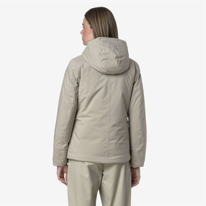 LIL SOFT TOUCH MARMOTTA - Vestes - Court - Femme - Beige Cashmere-Grey Goat