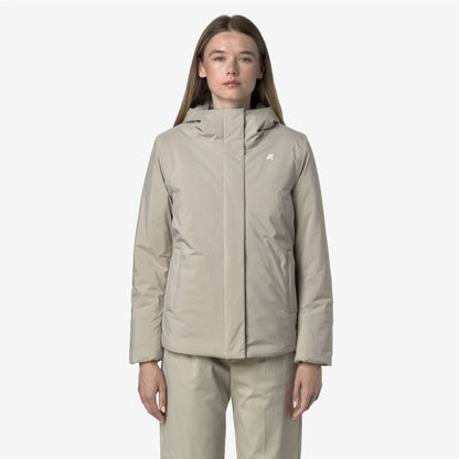 LIL SOFT TOUCH MARMOTTA - Vestes - Court - Femme - Beige Cashmere-Grey Goat
