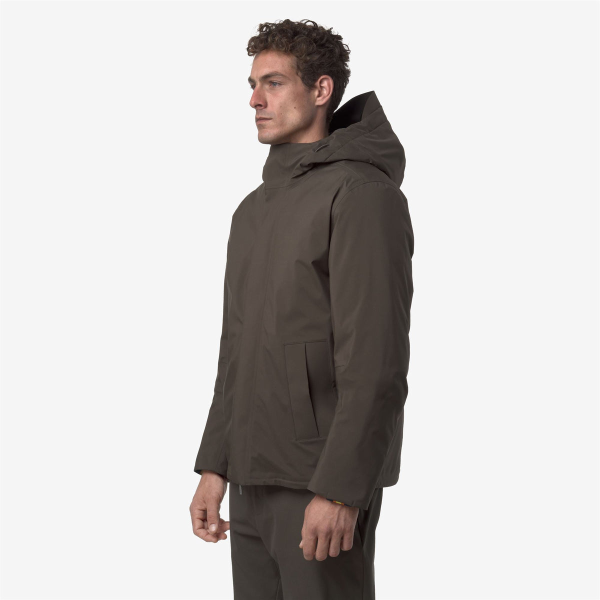 JACKEN BONDED PADDED - Vestes - Court - Homme - Black Olive Combo-Black Olive