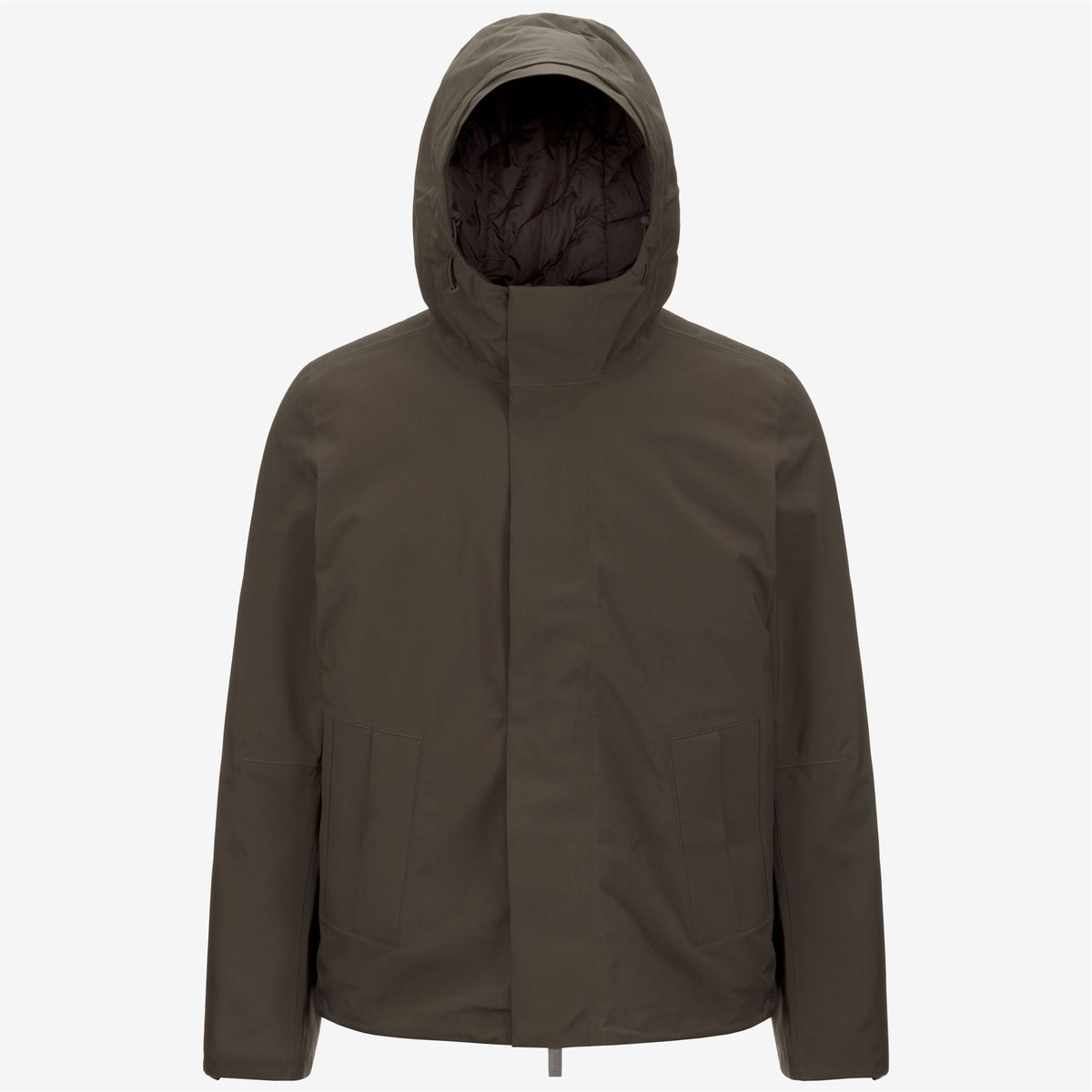JACKEN BONDED PADDED - Vestes - Court - Homme - Black Olive Combo-Black Olive