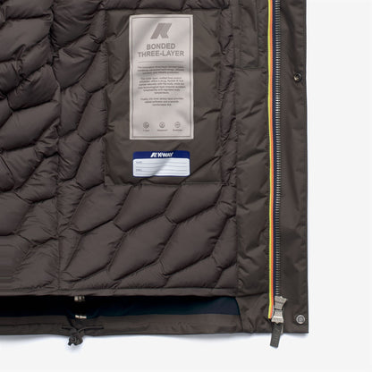 JACKEN BONDED PADDED - Vestes - Court - Homme - Black Olive Combo-Black Olive