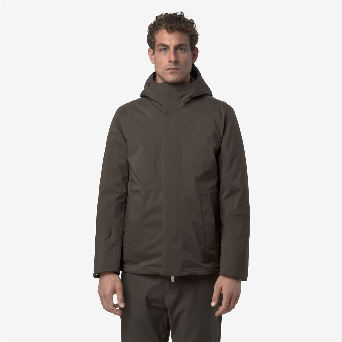 JACKEN BONDED PADDED - Vestes - Court - Homme - Black Olive Combo-Black Olive