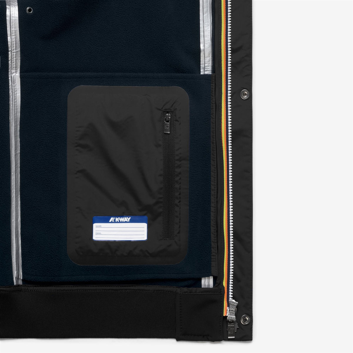 HERVE BONDED - Vestes - Court - Homme - Black P-Blue D