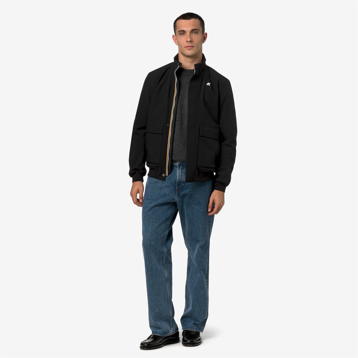 HERVE BONDED - Vestes - Court - Homme - Black P-Blue D