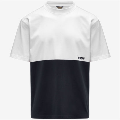 SOLO JERSEY COLORBLOCK - T-shirts et hauts - T-shirt - Homme - Blue Depth-White