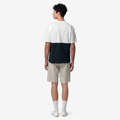 SOLO JERSEY COLORBLOCK - T-shirts et hauts - T-shirt - Homme - Blue Depth-White