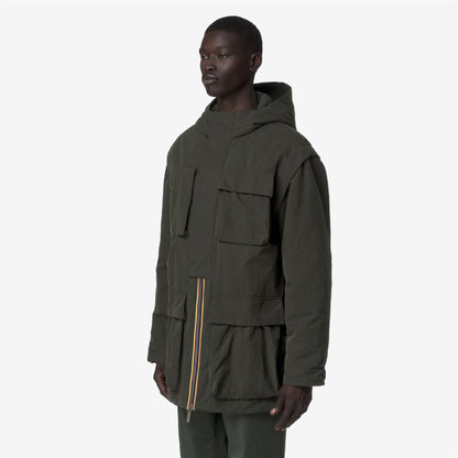OTTO COTTON FEEL - Vestes - Milieu - Homme - Green Blackish Combo-GREEN BLACKISH