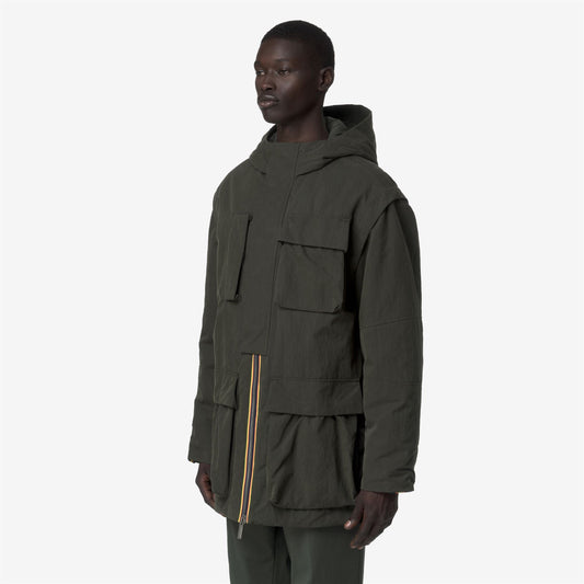 OTTO COTTON FEEL - Vestes - Milieu - Homme - Green Blackish Combo-GREEN BLACKISH