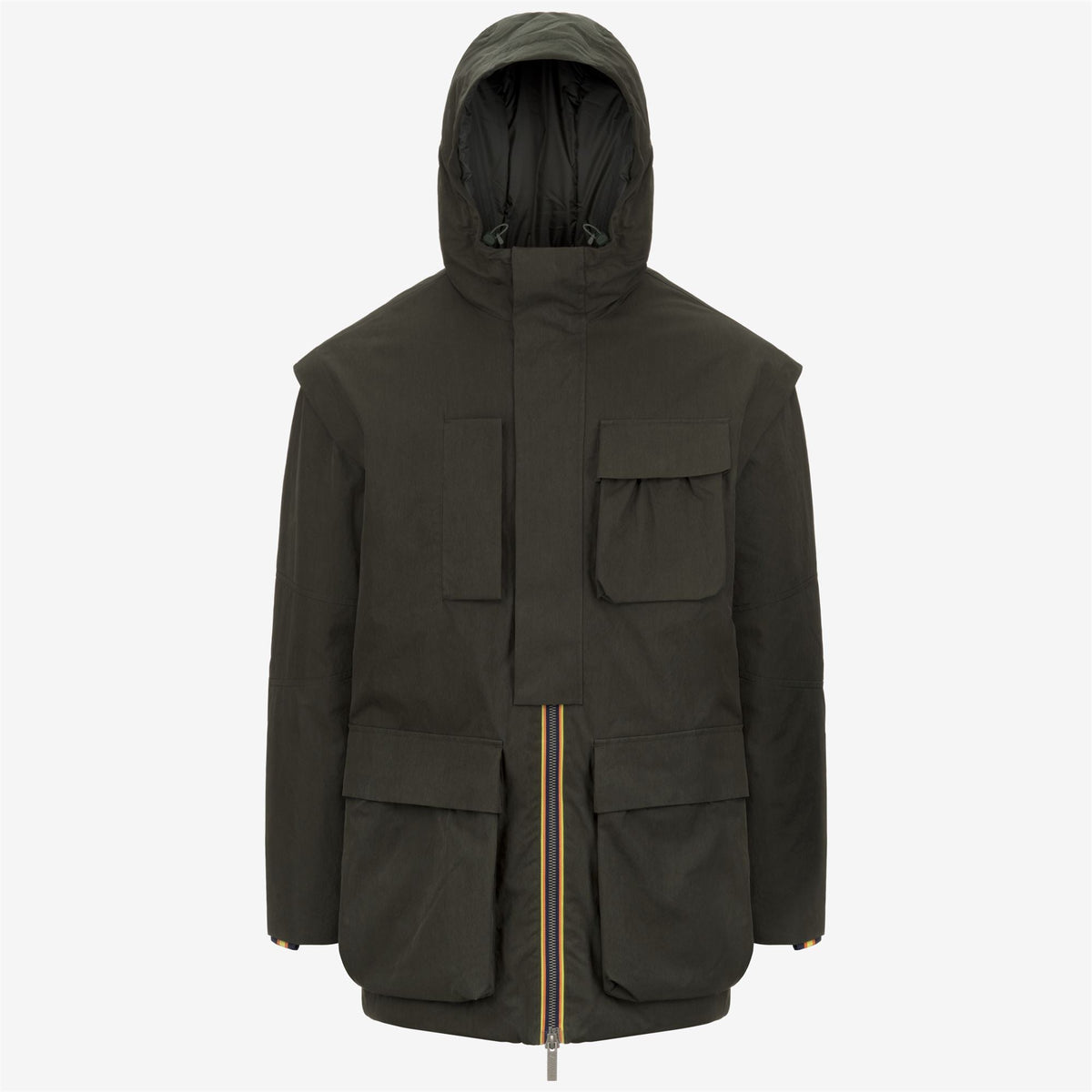 OTTO COTTON FEEL - Vestes - Milieu - Homme - Green Blackish Combo-GREEN BLACKISH