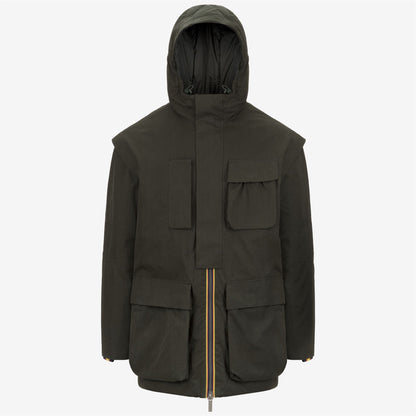 OTTO COTTON FEEL - Vestes - Milieu - Homme - Green Blackish Combo-GREEN BLACKISH