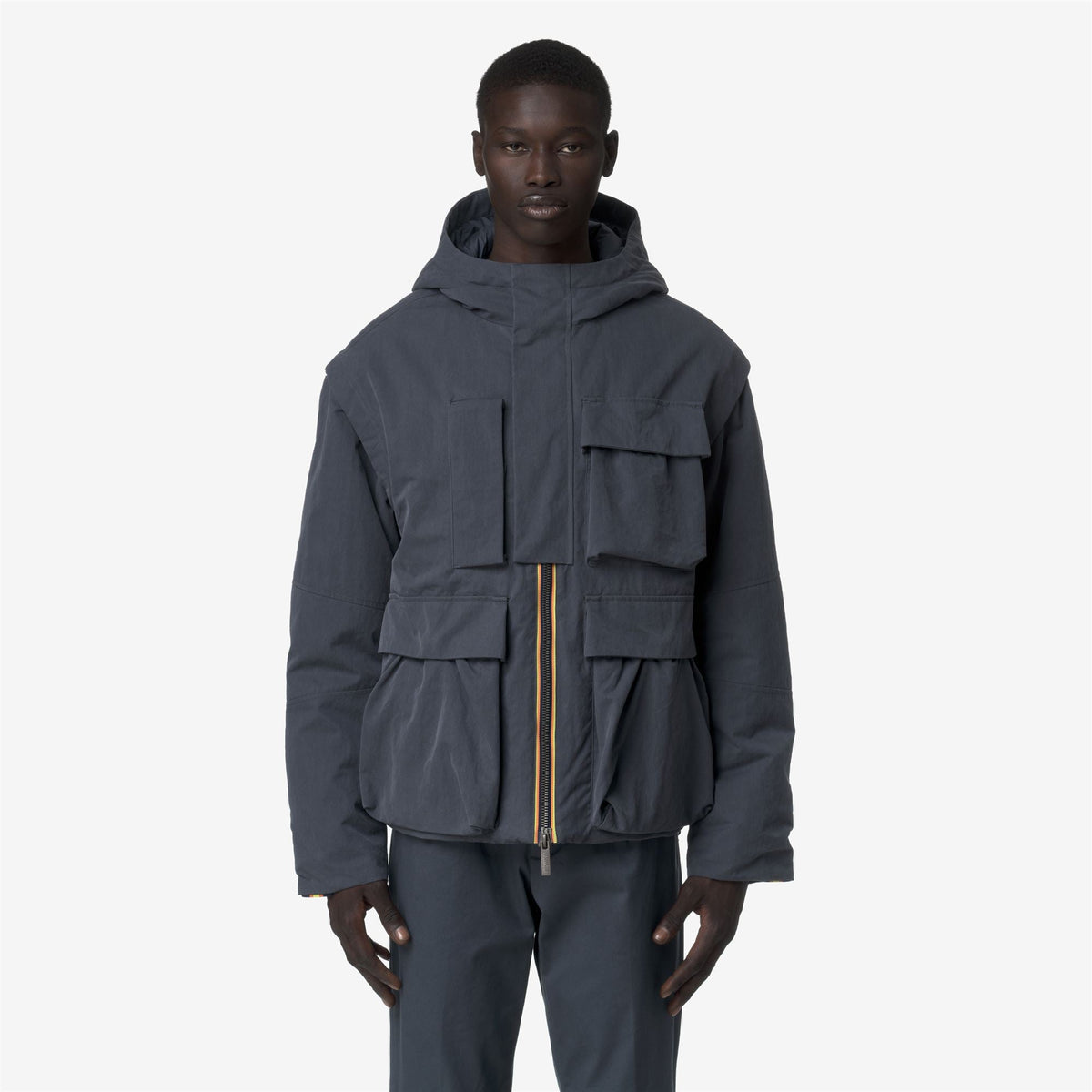 GUILLERMO COTTON FEEL - Vestes - Court - Homme - Blue Airforce Combo-Blue Airforce