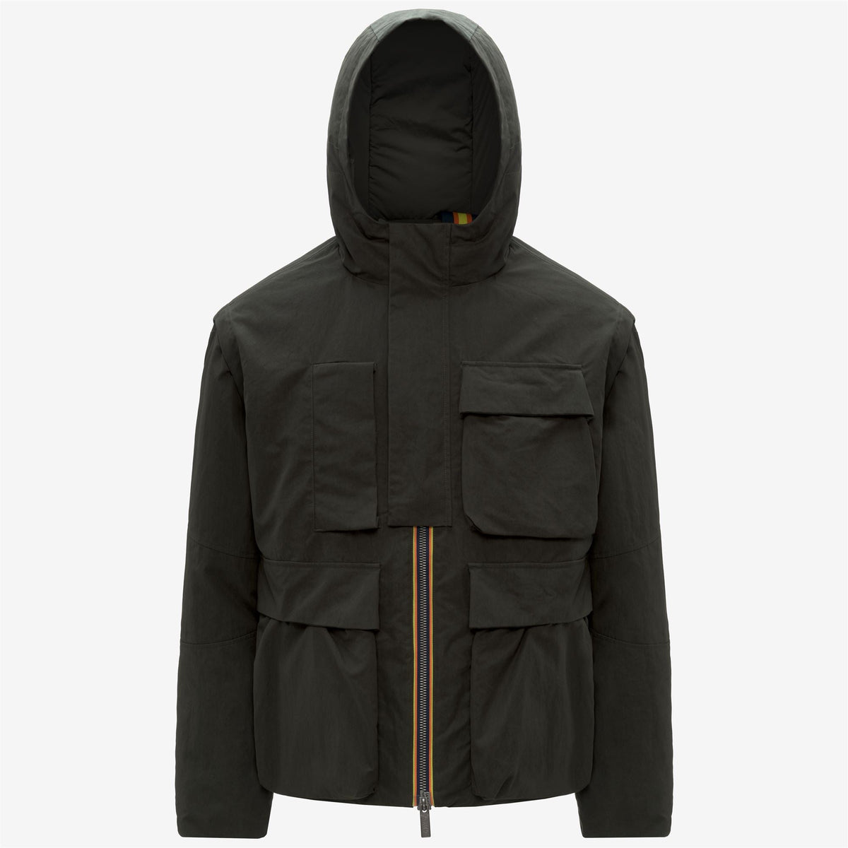 GUILLERMO COTTON FEEL - Vestes - Court - Homme - Green Blackish Combo-GREEN BLACKISH