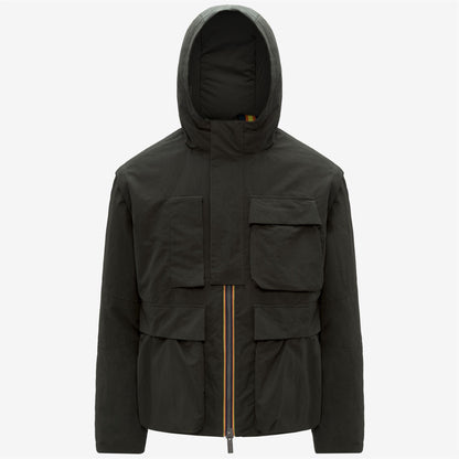 GUILLERMO COTTON FEEL - Vestes - Court - Homme - Green Blackish Combo-GREEN BLACKISH