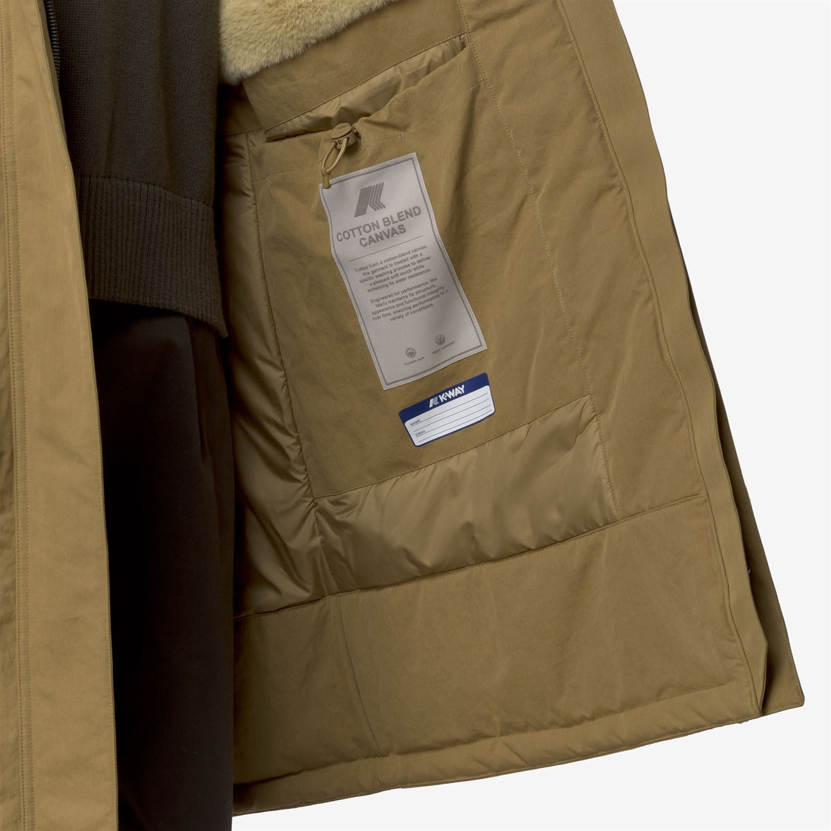 BRUNIL COTTON FEEL - Vestes - Long - Femme - Beige Seed-Beige FUR