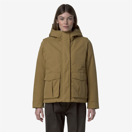 IDELER COTTON FEEL - Vestes - Court - Femme - Beige Seed-Beige FUR