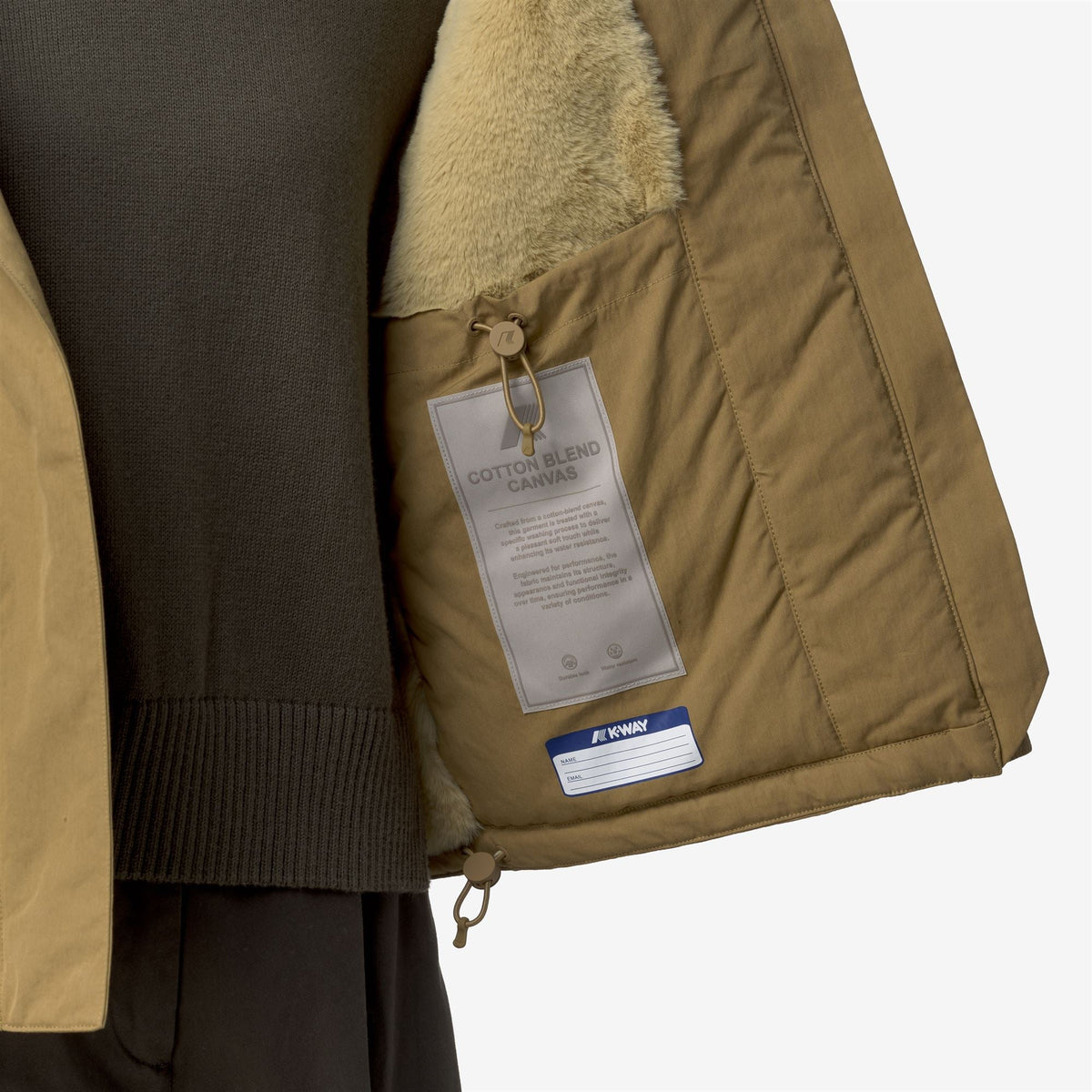 IDELER COTTON FEEL - Vestes - Court - Femme - Beige Seed-Beige FUR