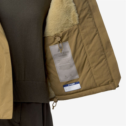 IDELER COTTON FEEL - Vestes - Court - Femme - Beige Seed-Beige FUR