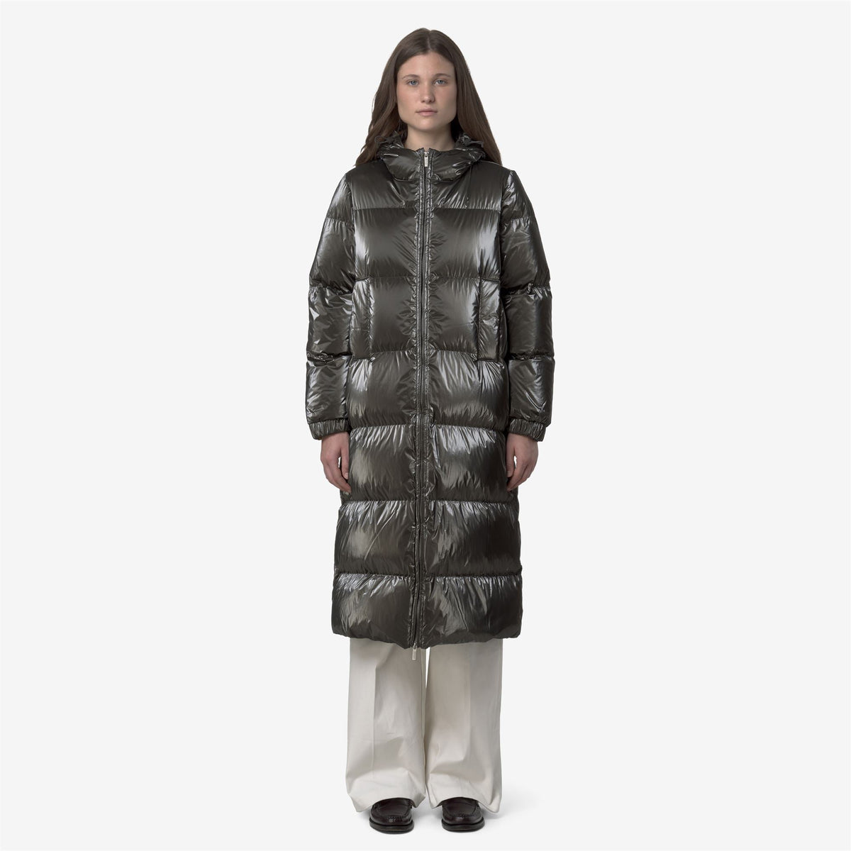 RUENNE THERMO PEARLY - Vestes - Long - Femme - Black Olive Combo-Black Olive