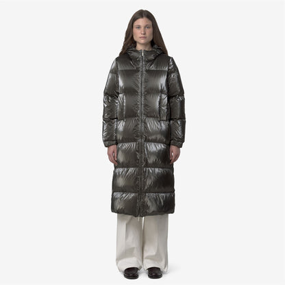 RUENNE THERMO PEARLY - Vestes - Long - Femme - Black Olive Combo-Black Olive