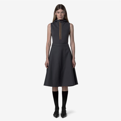SHERRY WOOL-SHINY TWILL - Jupes - Longuette - Femme - Blue Night