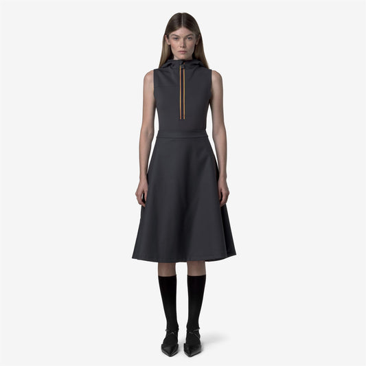 SHERRY WOOL-SHINY TWILL - Jupes - Longuette - Femme - Blue Night