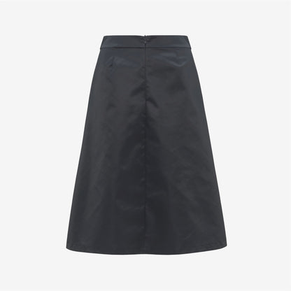 SHERRY WOOL-SHINY TWILL - Jupes - Longuette - Femme - Blue Night
