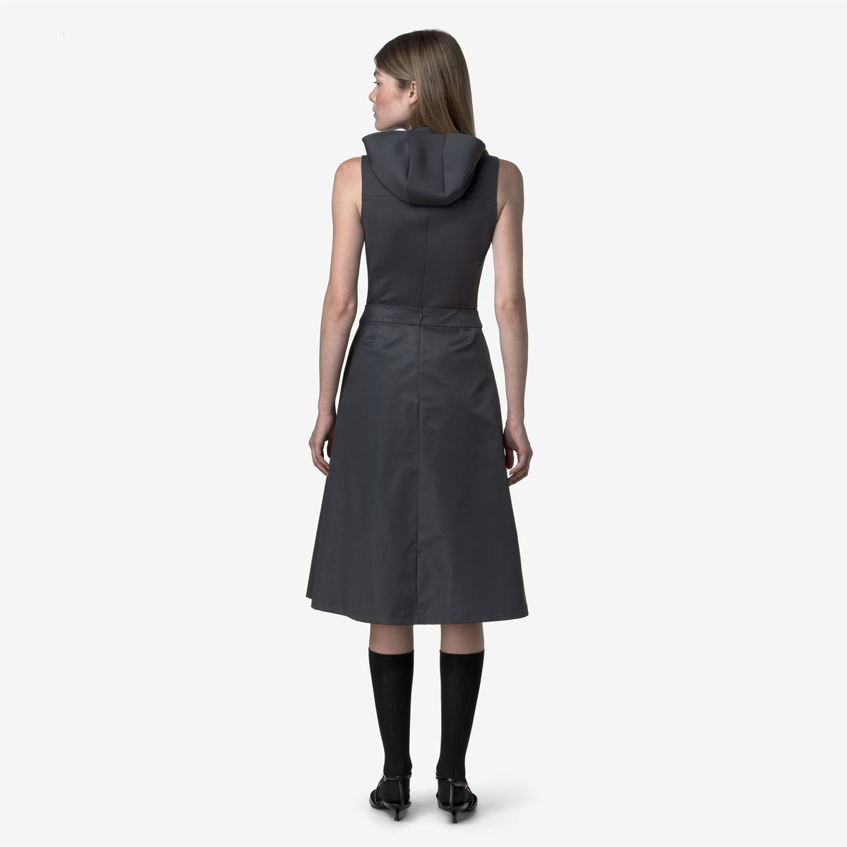 SHERRY WOOL-SHINY TWILL - Jupes - Longuette - Femme - Blue Night