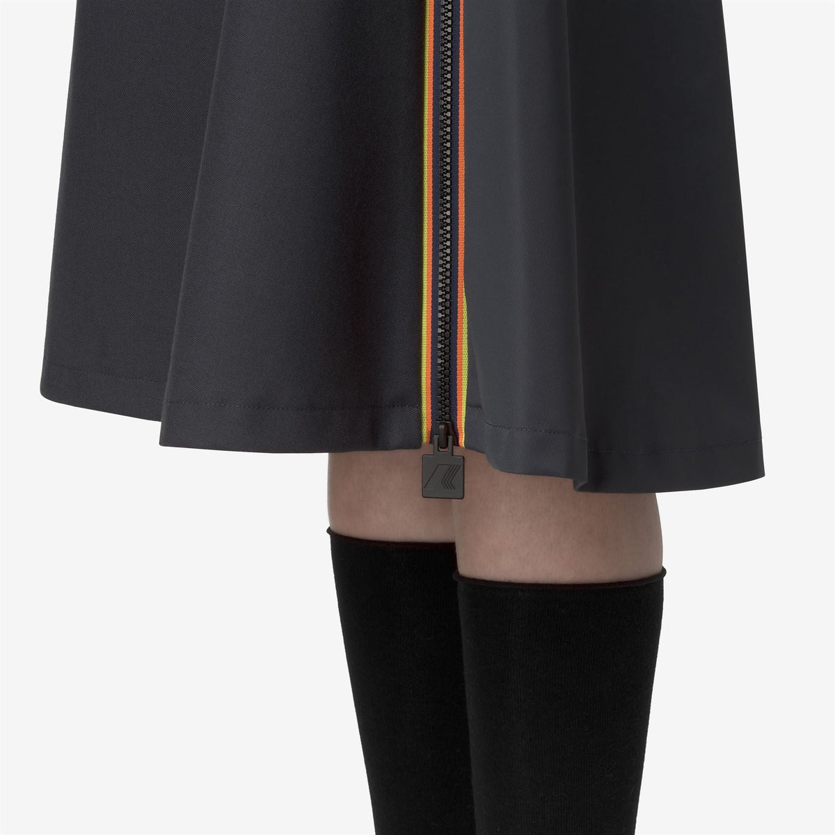 SHERRY WOOL-SHINY TWILL - Jupes - Longuette - Femme - Blue Night