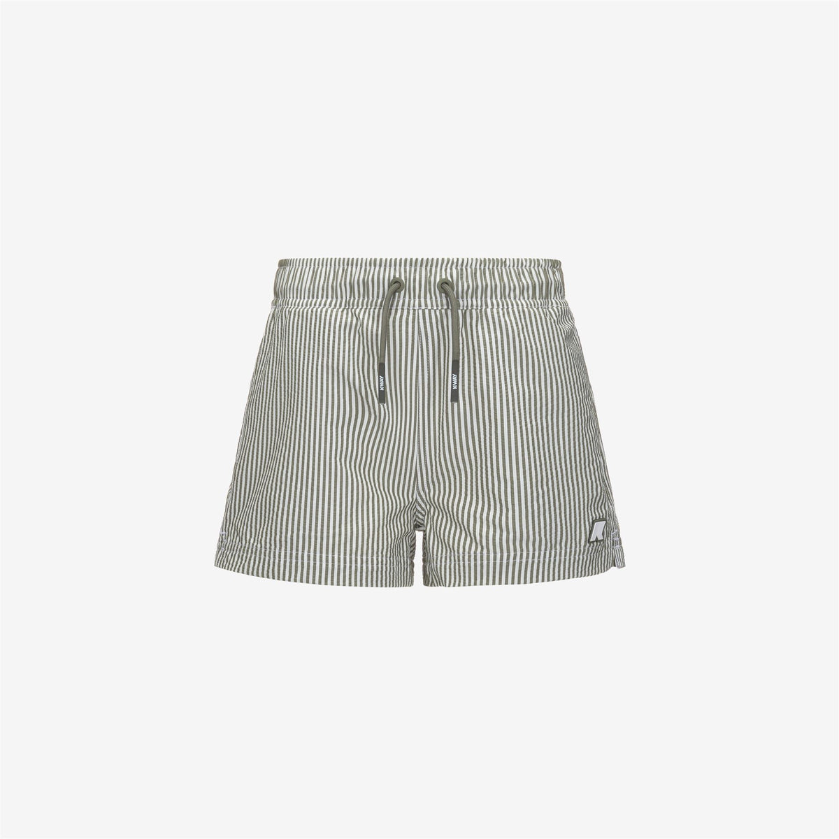 P. HAZEL STRIPES BEACH - Maillots de bain - Maillot de bain - Garçon - White-Green Lichen