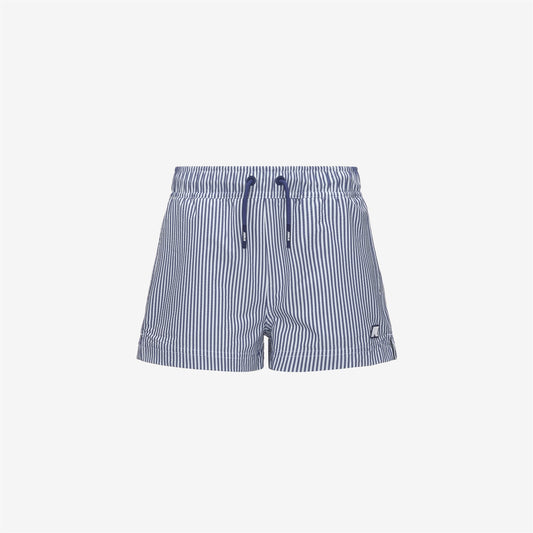 P. HAZEL STRIPES BEACH - Maillots de bain - Maillot de bain - Garçon - White-Blue Deep Cobalt