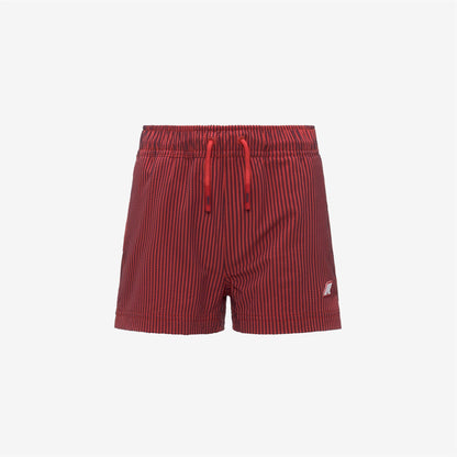 P. HAZEL STRIPES BEACH - Maillots de bain - Maillot de bain - Garçon - Blue Insignia-Red Poppy