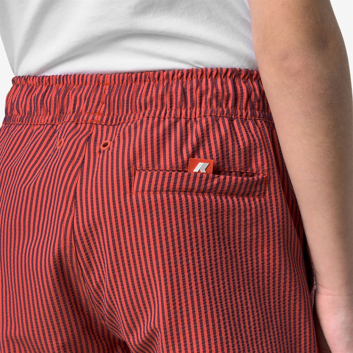 P. HAZEL STRIPES BEACH - Maillots de bain - Maillot de bain - Garçon - Blue Insignia-Red Poppy