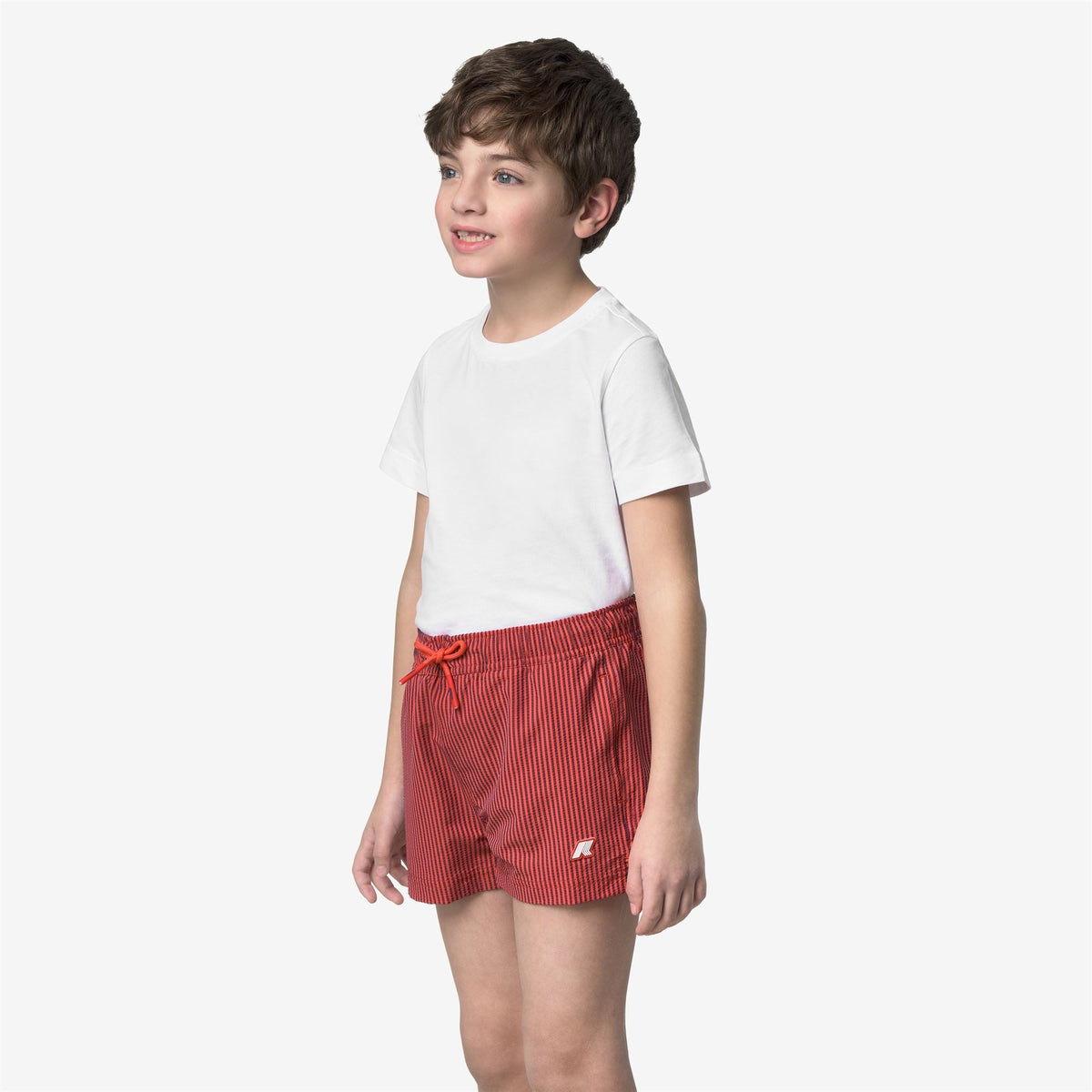 P. HAZEL STRIPES BEACH - Maillots de bain - Maillot de bain - Garçon - Blue Insignia-Red Poppy