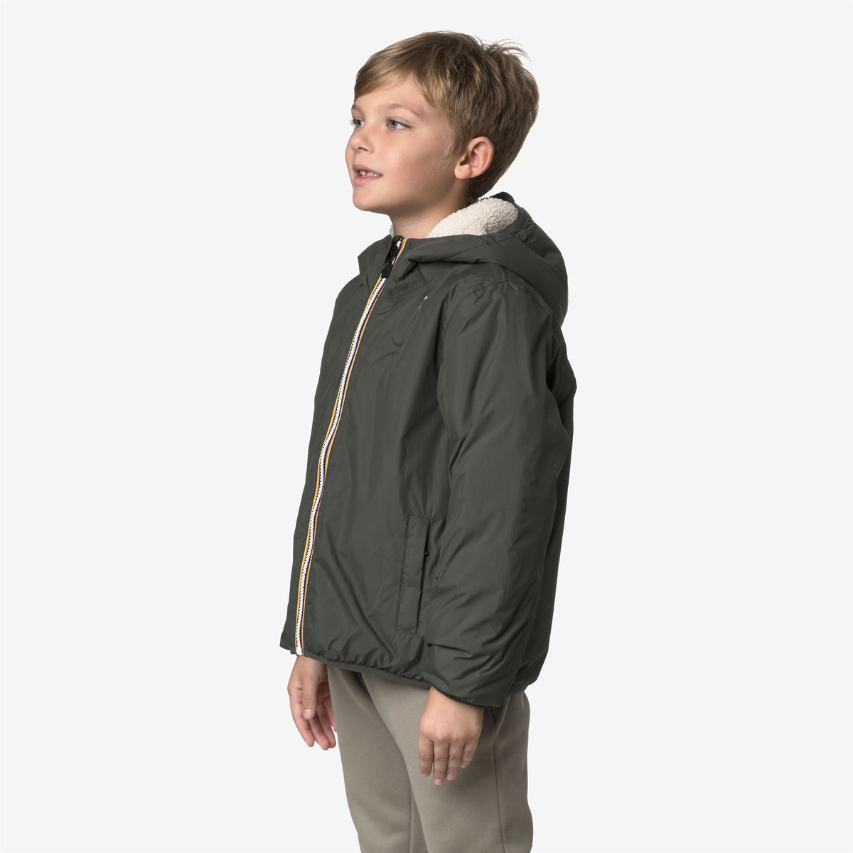 P. LE VRAI 4.0 CLAUDE ORSETTO - Vestes - Milieu - Enfant unisexe - GREEN BLACKISH